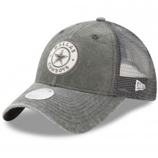 Women's Dallas Cowboys New Era Graphite Perfect Patch 9TWENTY Adjustable Snapback Hat 2696977
